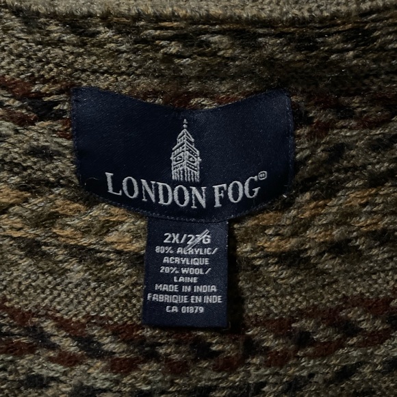 London Fog vintage sweater - Picture 2 of 3